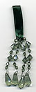 green beaded tassels