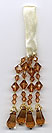 orange beaded tassel