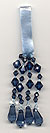 teal blue tassel