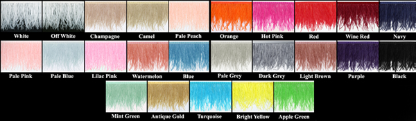 ostrich feather fringe