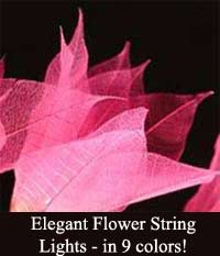 flower string lights