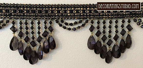  Venice Beaded Fringe Trim on Braid