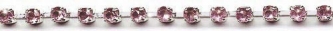 Pink Quartz Rhinestone Trim yard(s)