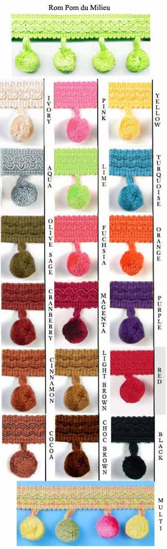 Pom Pom du Milieu Trim - yd(s)