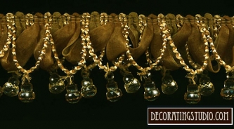 Alabama Organza Ribbon & Beading Trim