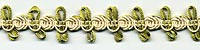 Satin Rose & Leaves Braid "Ivory" Bolt Satin Rose & Leaves Braid "Ivory" Bolt