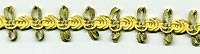 Satin Rose & Leaves Braid "Yellow" Bolt Satin Rose & Leaves Braid "Yellow" Bolt