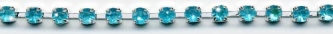 Aqua Rhinestone Trim yard(s)