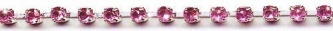 Dark Rose Rhinestone Trim yard(s)