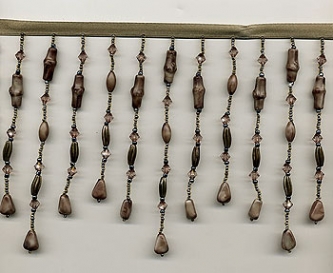 SALE "Pennsylvania Pewter" Beaded Fringe - Yard(s)