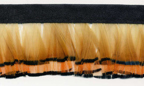 "Asian Gold" Feather Trim - 10 Yd Bolt