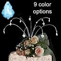 Crystal Baroque Cake Topper Stems- Set of 9